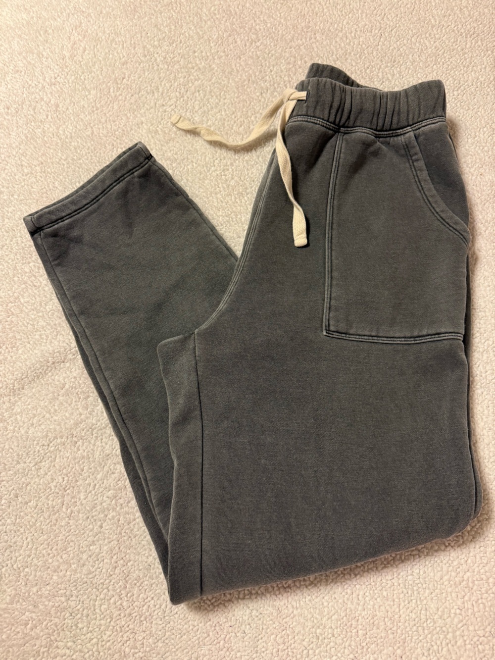 Universal Thread Utility Fleece Joggers - Dark Gray Drawstring Sweatpants